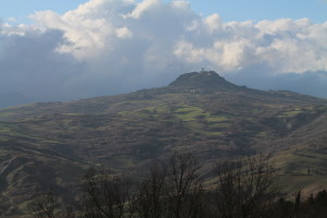 View of Radicafoni from Il Poggio