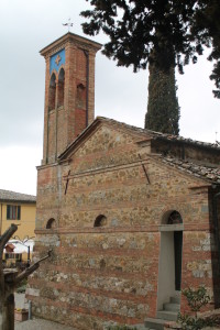 11th century church on Villa Dievole grounds