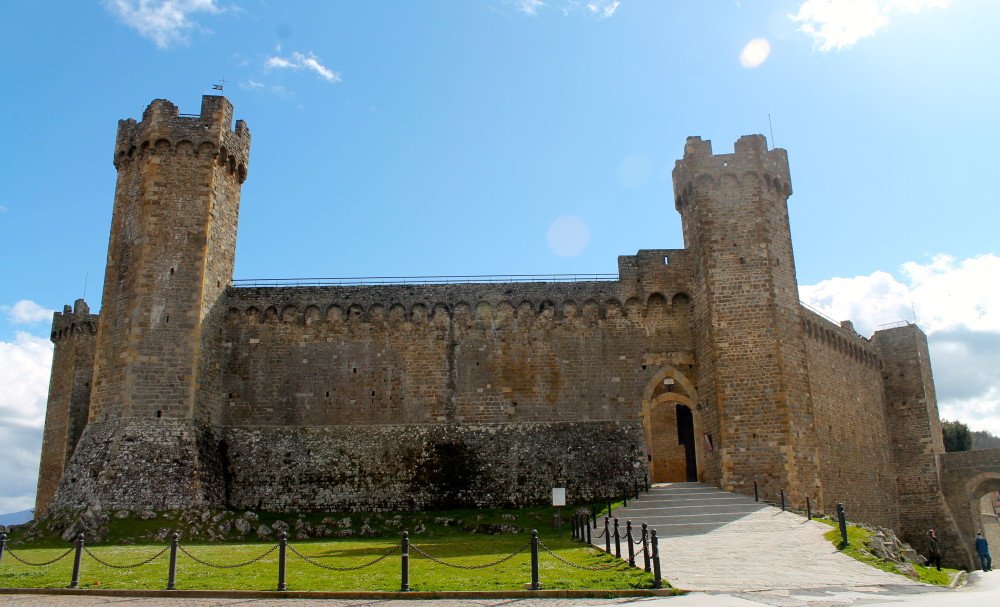 Forte di Montalcino, erected in the 13th century, survived the battle between Siena and Florence.