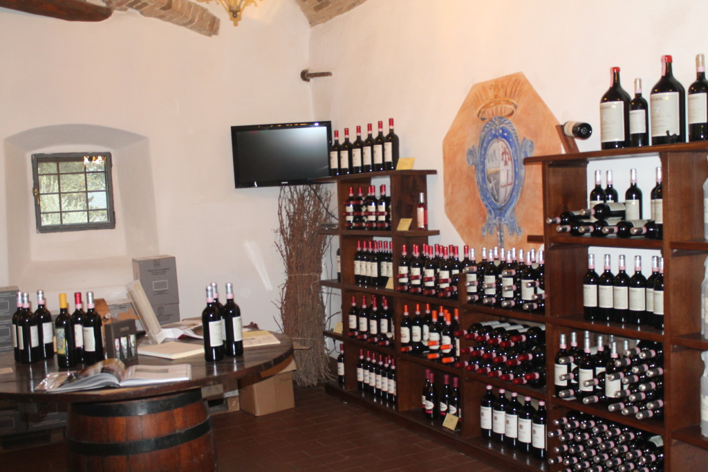 Tasting Room at Vignamaggio in Lamole