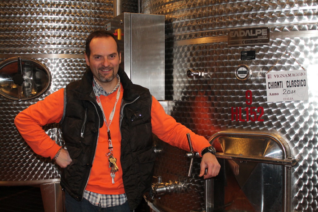 Sandro Checcucci, wine guru at Vignamaggio Vineyards